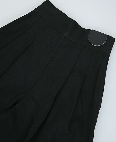 BELPER.TUCK WIDE DENIM PANTS [07121117]