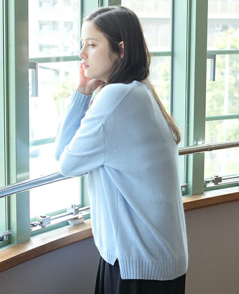 SI-HIRAI.CREW NECK WIDE [CHAW17-302WD]