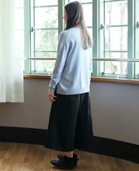 SI-HIRAI.CREW NECK WIDE [CHAW17-302WD]