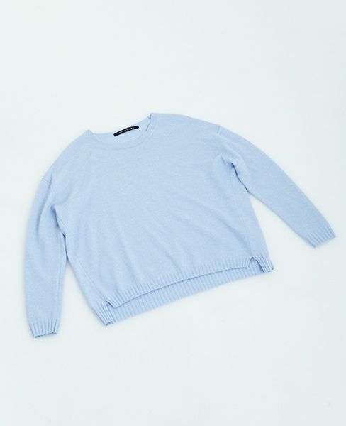 SI-HIRAI.CREW NECK WIDE [CHAW17-302WD]