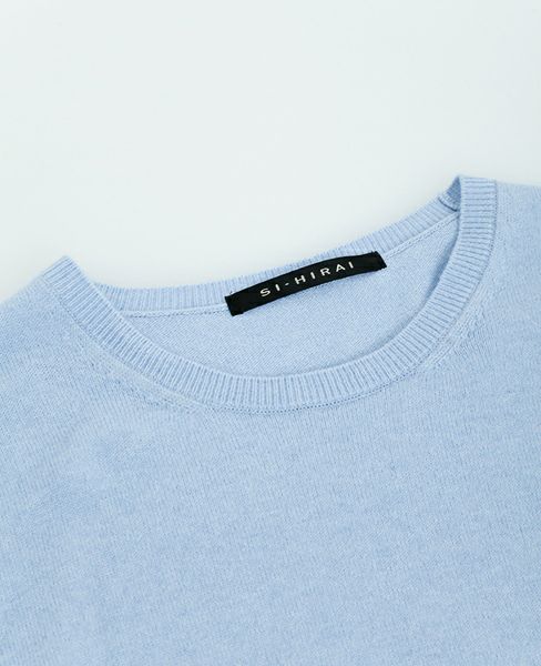 SI-HIRAI.CREW NECK WIDE [CHAW17-302WD]