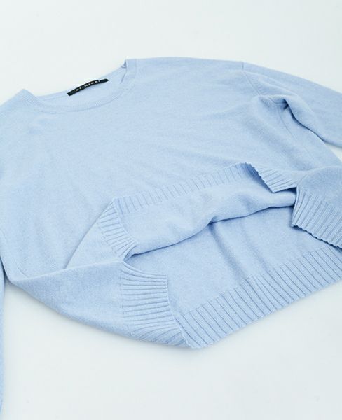 SI-HIRAI.CREW NECK WIDE [CHAW17-302WD]