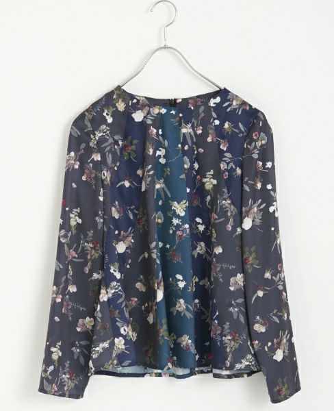 JUN OKAMOTO.小さなブーケで出来たお気に入りのブラウス