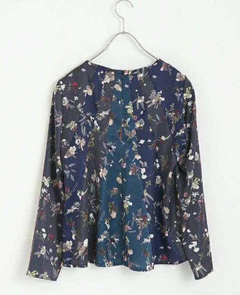 JUN OKAMOTO.小さなブーケで出来たお気に入りのブラウス