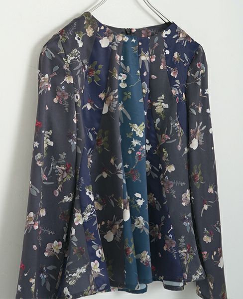 JUN OKAMOTO.小さなブーケで出来たお気に入りのブラウス