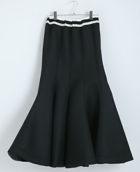 SWANLAKE.ボンディングチューリップスカート[SK-1006/BLACK]