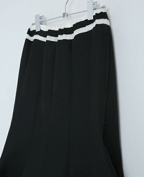 SWANLAKE.ボンディングチューリップスカート[SK-1006/BLACK]