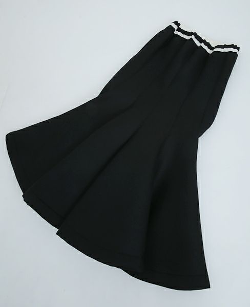 SWANLAKE.ボンディングチューリップスカート[SK-1006/BLACK]