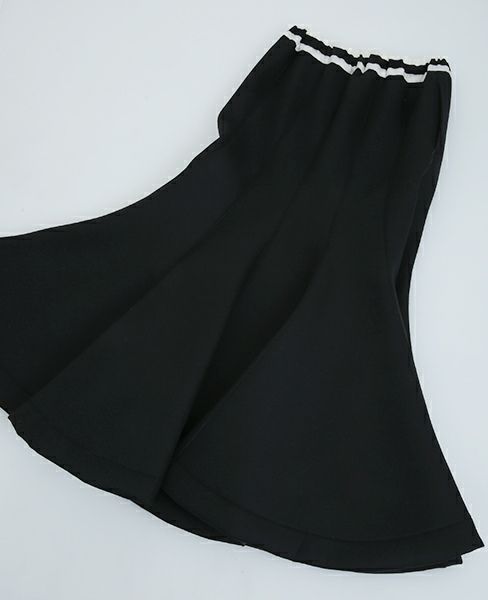 SWANLAKE.ボンディングチューリップスカート[SK-1006/BLACK]