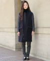 SWANLAKE.キルティングショルダーコート[CO-1005/BLACK]-Z