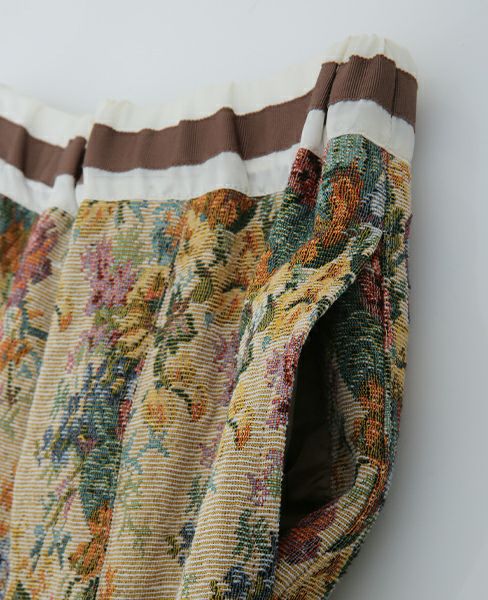 SWANLAKE.ゴブランチューリップスカート[SK-1007/BEIGE]