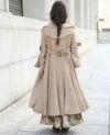 SWANLAKE.ロングチューリップトレンチコート[CO-1020/CAMEL]
