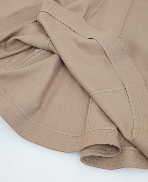 SWANLAKE.ロングチューリップトレンチコート[CO-1020/CAMEL]