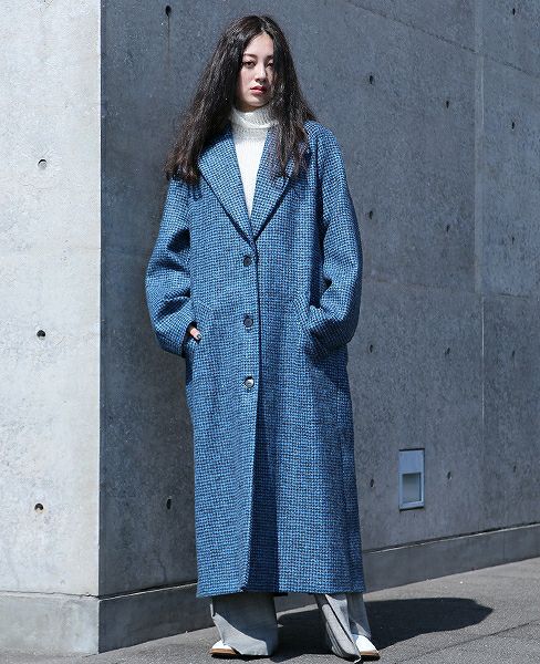 christian wijnants.CADIZ [3743 PIED DE POULE BLUE]