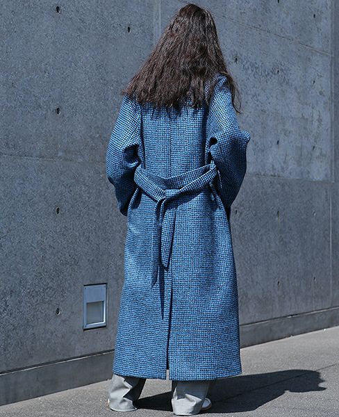 christian wijnants.CADIZ [3743 PIED DE POULE BLUE]