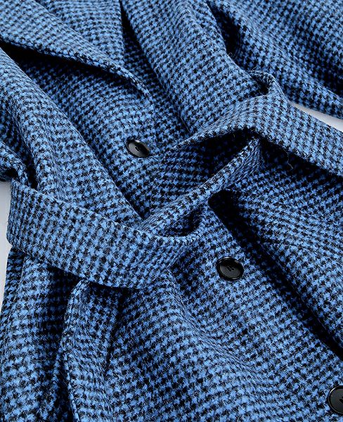 christian wijnants.CADIZ [3743 PIED DE POULE BLUE]