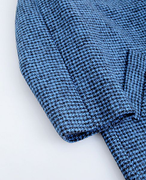 christian wijnants.CADIZ [3743 PIED DE POULE BLUE]