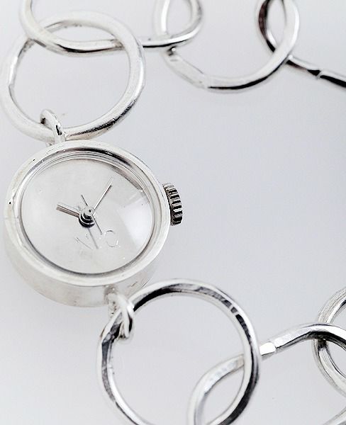 nejicommu .ネジコミュ.CONNECT CHAIN WATCH [SILVER]_