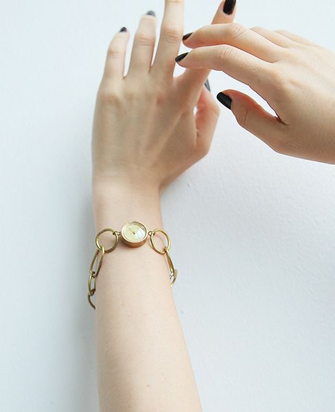 nejicommu.ネジコミュ.CONNECT CHAIN WATCH [BRASS]