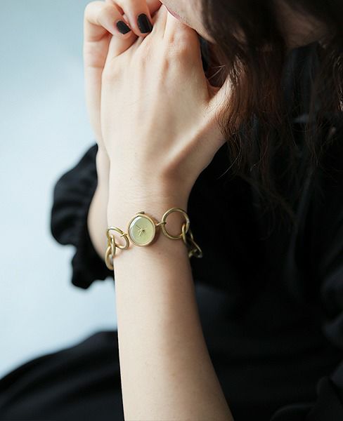 nejicommu.ネジコミュ.CONNECT CHAIN WATCH [BRASS]