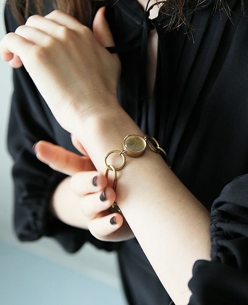 nejicommu.ネジコミュ.CONNECT CHAIN WATCH [BRASS]