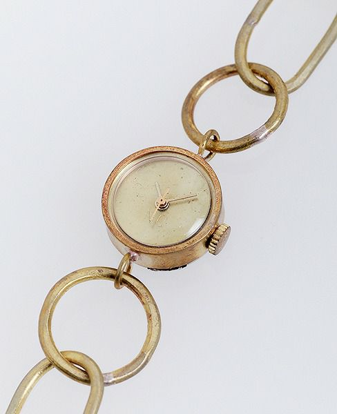 nejicommu ネジコミュ CONNECT CHAIN WATCH [BRASS]