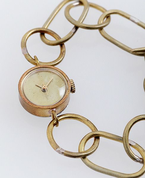 nejicommu.ネジコミュ.CONNECT CHAIN WATCH [BRASS]
