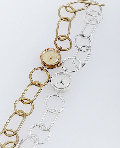 nejicommu.ネジコミュ.CONNECT CHAIN WATCH [BRASS]