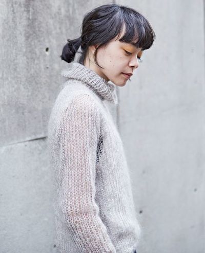 Maiami/マイアミ Turtle neck Sweater [PF18002/A/Greige]