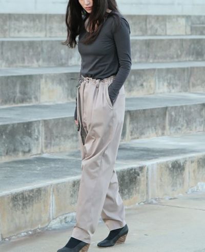 Edwina Hoerl×Palm maison.別注original pants [Greige]_