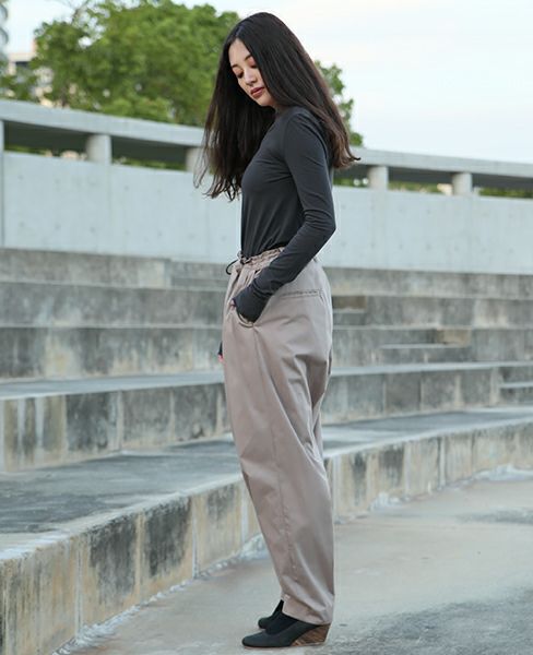 Edwina Hoerl×Palm maison.別注original pants [Greige]_