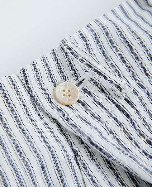 suzuki takayuki.スズキタカユキ.wide legged pantsⅡ[S182-14/nude stripe]
