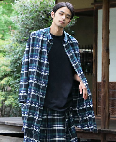 ohta.check big shirts[18ss-st-08C]