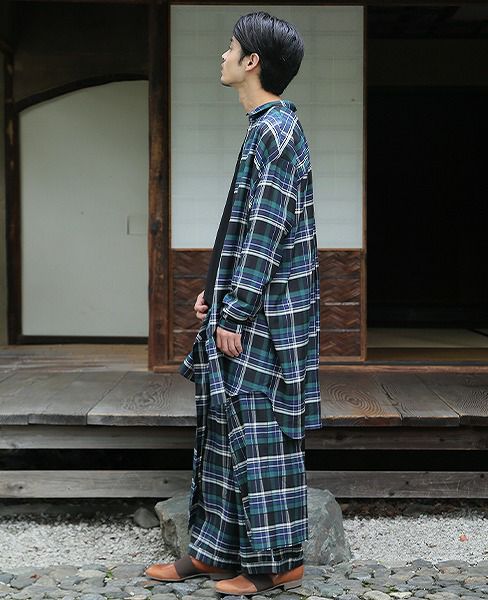 ohta.check big shirts[18ss-st-08C]