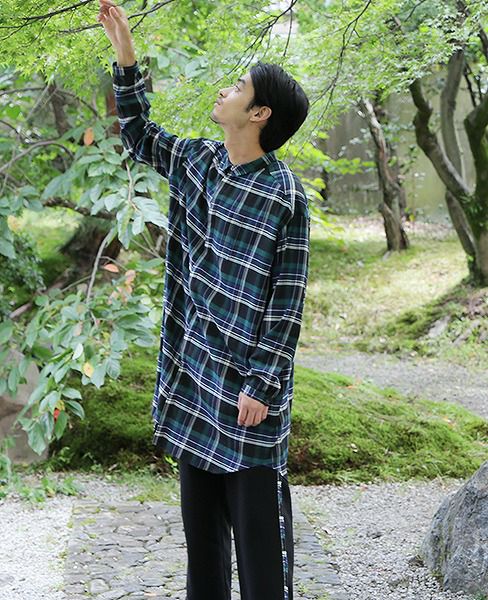 ohta.check big shirts[18ss-st-08C]