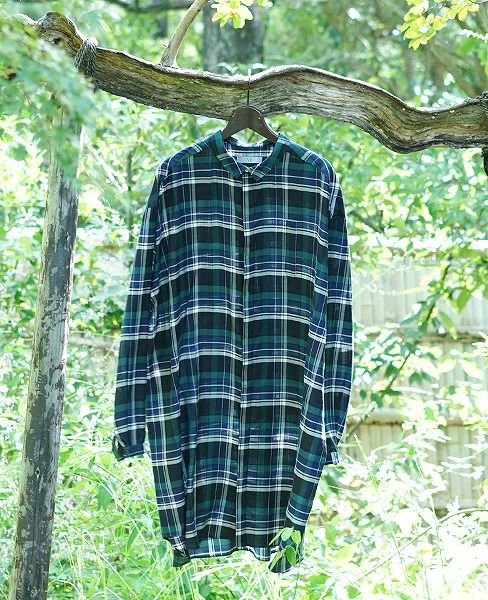 ohta.check big shirts[18ss-st-08C]