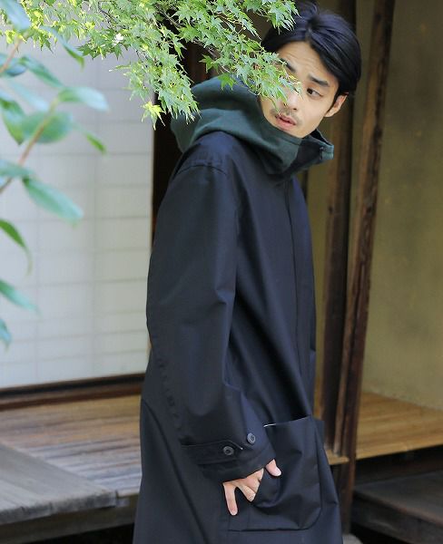 ohta black spring coat[18ss-jk-04B]