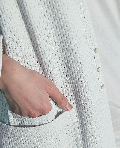 hatra.NOCOLLAR COAT[WHITE]_