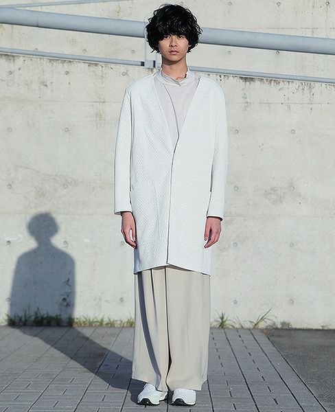 hatra.NOCOLLAR COAT[WHITE]_