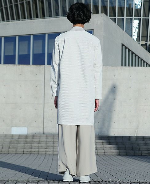hatra.NOCOLLAR COAT[WHITE]_