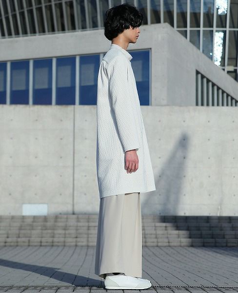hatra.NOCOLLAR COAT[WHITE]_