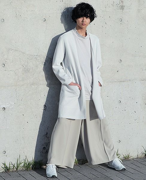 hatra.NOCOLLAR COAT[WHITE]_