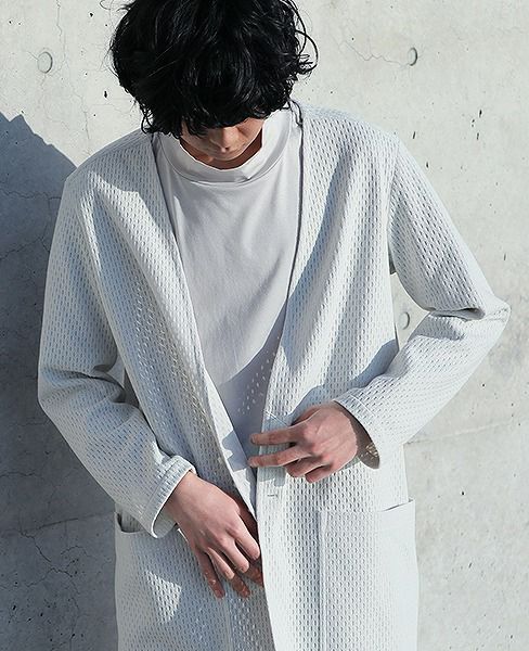 hatra.NOCOLLAR COAT[WHITE]_