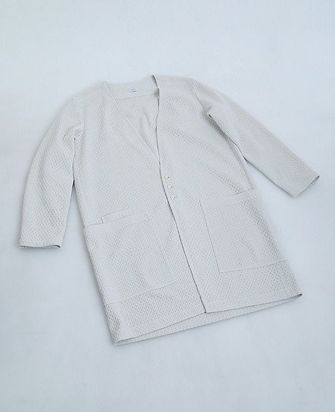 hatra.NOCOLLAR COAT[WHITE]_