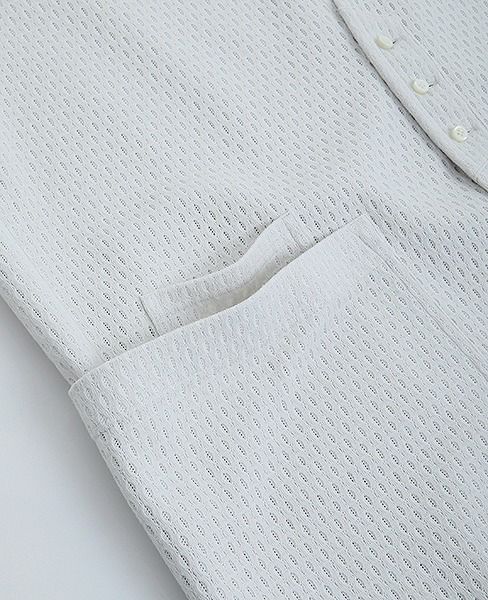 hatra.NOCOLLAR COAT[WHITE]_