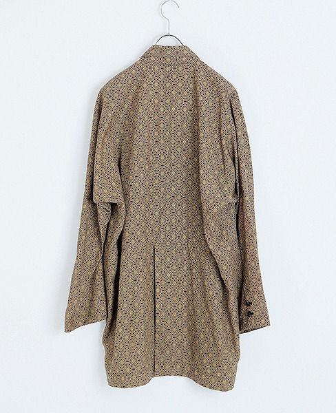 YANTOR.Geometric Long Jacket[Y183JK01/YELLOW]