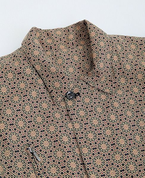 YANTOR.Geometric Long Jacket[Y183JK01/YELLOW]