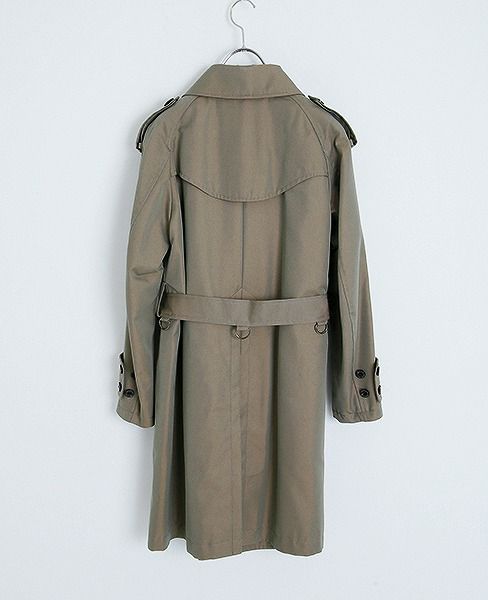 SWANLAKE.プレーントレンチコート [CO-765/KHAKI]