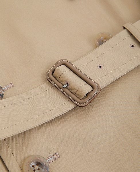 SWANLAKE.ショルダリングロングトレンチ [CO-1059/BEIGE]
