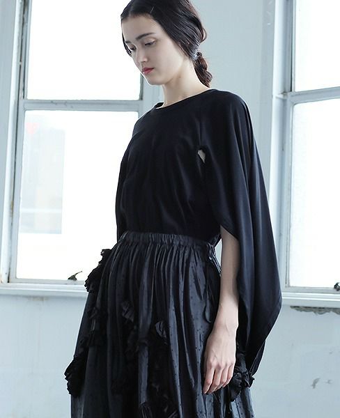MIYAO ミヤオ.[Skirt/MO-S-05] Cupra Jacquard × Cupra[Garment Wash]